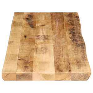 Stolní deska živá hrana 120x40x2,5 cm masivní hrubý mangovník - obrázek 4