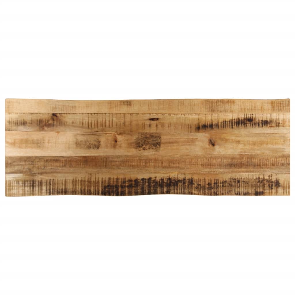 vidaXL Stolní deska živá hrana 140x40x2,5 cm masivní hrubý mangovník