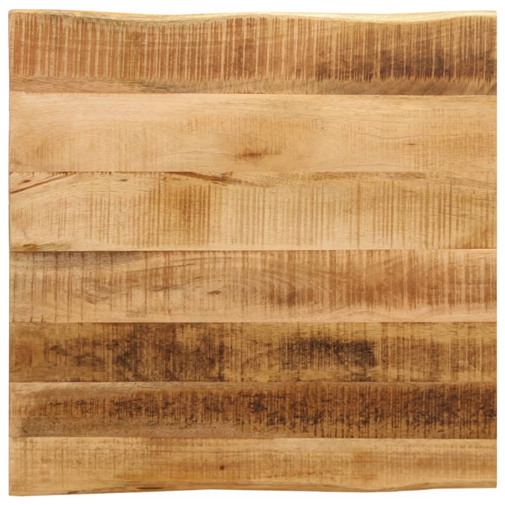 vidaXL Blat de masă contur natural 60x60x2,5 cm lemn masiv mango brut