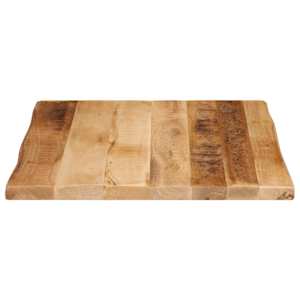 Stolní deska živá hrana 60x60x2,5 cm masivní hrubý mangovník - obrázek 4
