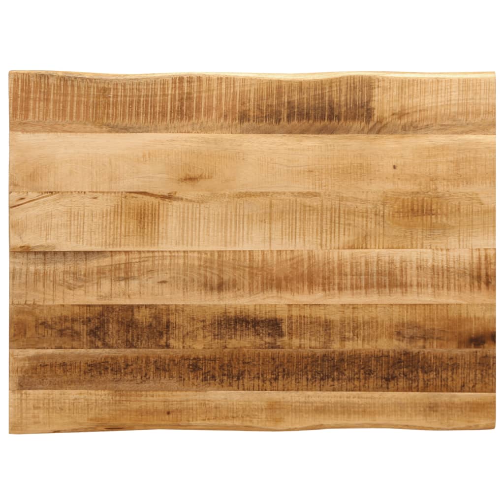 vidaXL Blat de masă contur natural 80x60x2,5 cm lemn masiv mango brut