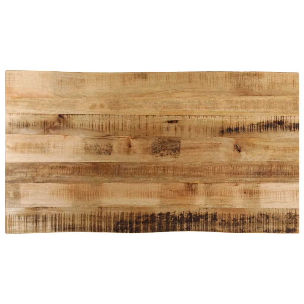 vidaXL Stolní deska živá hrana 100x60x2,5 cm masivní hrubý mangovník