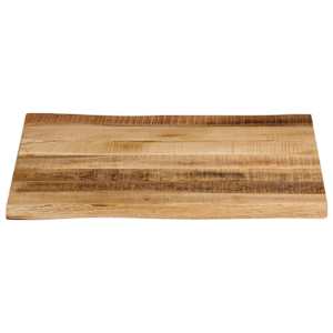 Stolní deska živá hrana 80x80x2,5 cm masivní hrubý mangovník - obrázek 3