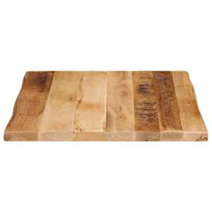 Stolní deska živá hrana 80x80x2,5 cm masivní hrubý mangovník - obrázek 4