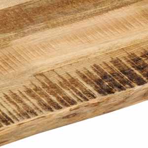 Stolní deska živá hrana 80x80x2,5 cm masivní hrubý mangovník - obrázek 7