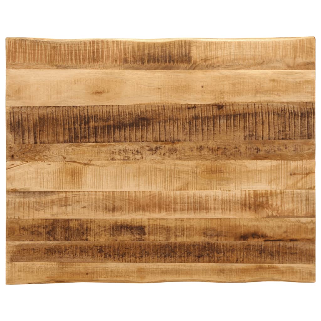 vidaXL Stolní deska živá hrana 100x80x2,5 cm masivní hrubý mangovník