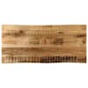 vidaXL lauaplaat naturaalse servaga 90x40x3,8 cm t&ouml;&ouml;tlemata mangopuit
