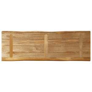 Stolní deska živá hrana 120x40x3,8 cm masivní hrubý mangovník - obrázek 5