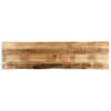 vidaXL lauaplaat naturaalse servaga 160x40x3,8 cm t&ouml;&ouml;tlemata mangopuit