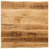 vidaXL lauaplaat naturaalse servaga 60x60x3,8 cm t&ouml;&ouml;tlemata mangopuit