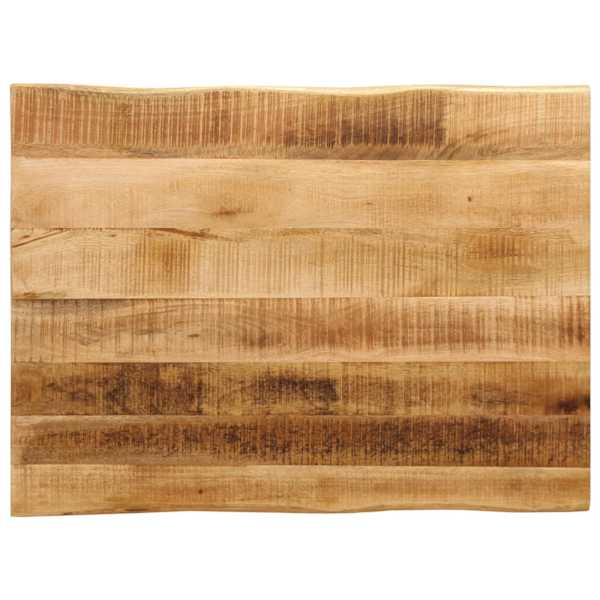 vidaXL lauaplaat naturaalse servaga 70x60x3,8 cm t&ouml;&ouml;tlemata mangopuit
