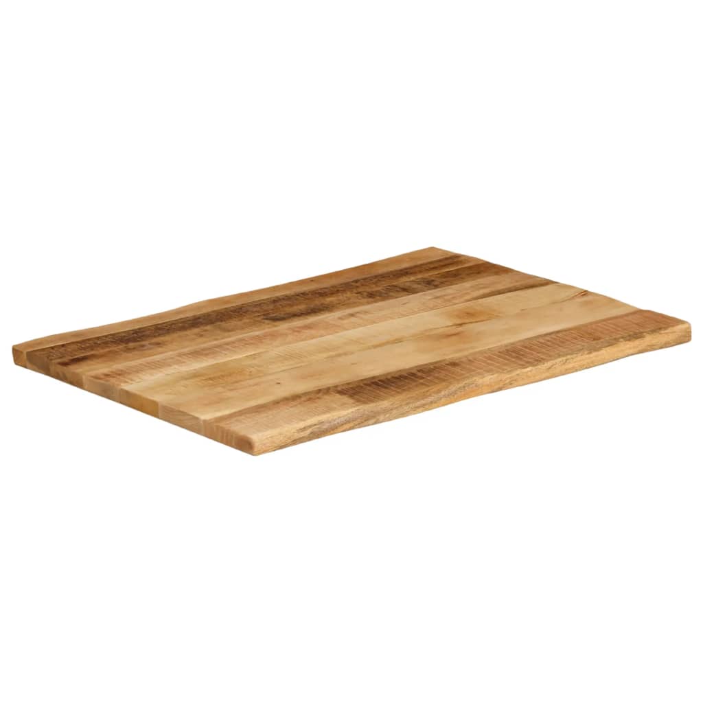 vidaXL Stolová doska živá hrana 90x60x3,8 cm masívny surový mangovník