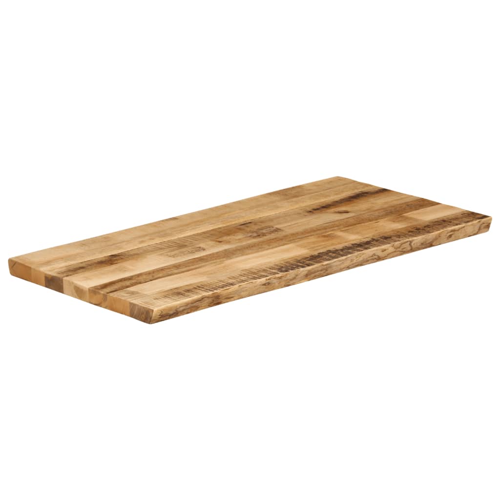 vidaXL Tafelblad met natuurlijke rand 110x60x3,8 cm massief mangohout afbeelding
