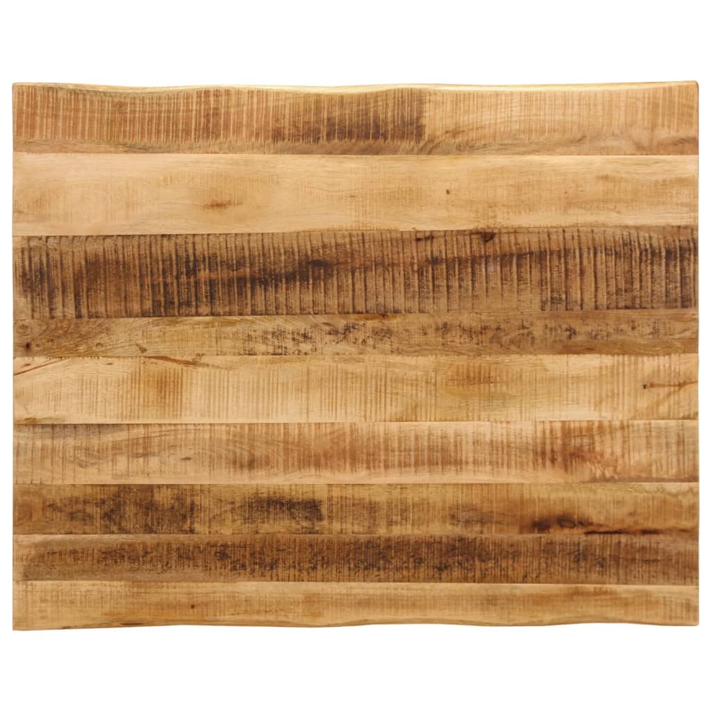 vidaXL Blat de masă contur natural 90x80x3,8 cm lemn masiv mango brut