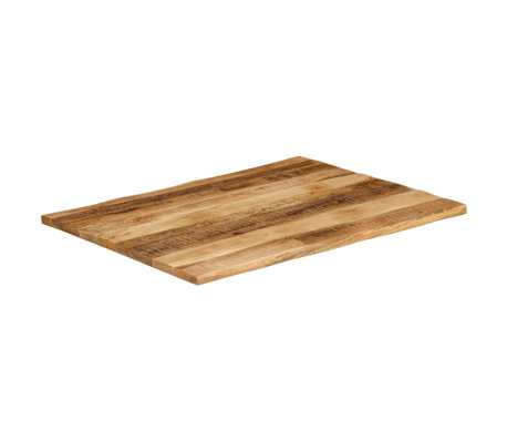 vidaXL Tafelblad met natuurlijke rand 110x80x3,8 cm massief mangohout