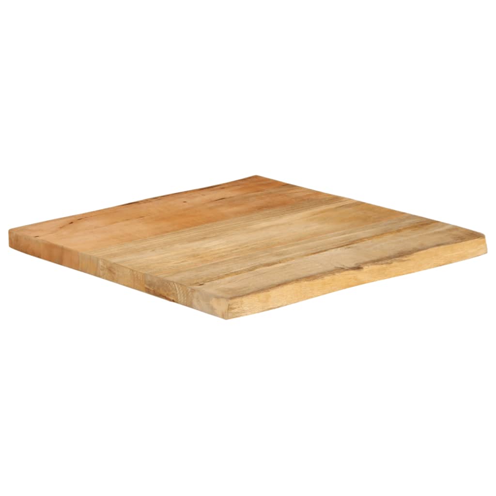 vidaXL Tafelblad met natuurlijke rand 40x40x2,5 cm massief mangohout afbeelding