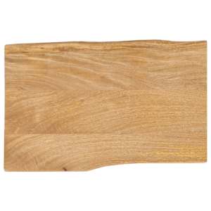 Stolní deska 50 x 40 x 2,5 cm živá hrana mangovníkové dřevo - obrázek 1