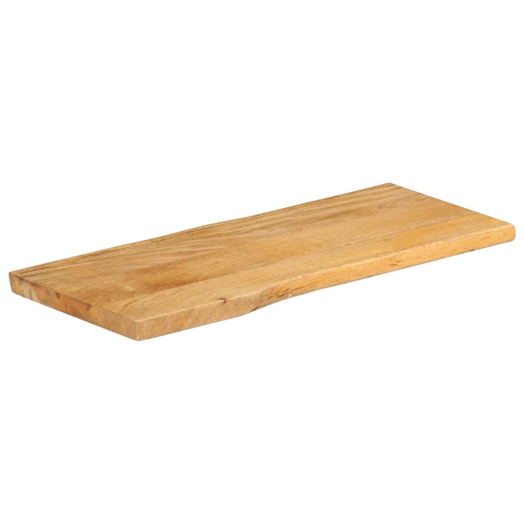 vidaXL Pöytälevy 80x40x2,5 cm elävä reuna täysi mangopuu