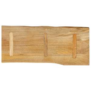 Stolní deska 80 x 40 x 2,5 cm živá hrana mangovníkové dřevo - obrázek 5