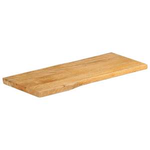 Stolní deska 90 x 40 x 2,5 cm živá hrana mangovníkové dřevo - obrázek 2