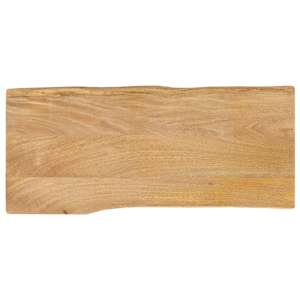 Stolní deska 100 x 40 x 2,5 cm živá hrana mangovníkové dřevo - obrázek 1