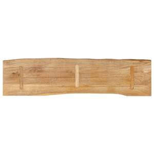 Stolní deska 160 x 40 x 2,5 cm živá hrana mangovníkové dřevo - obrázek 5