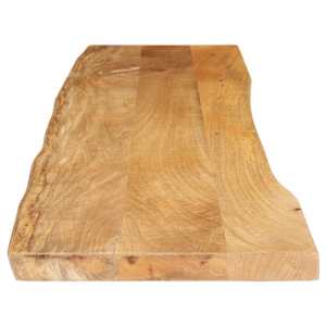 Stolní deska 180 x 40 x 2,5 cm živá hrana mangovníkové dřevo - obrázek 4
