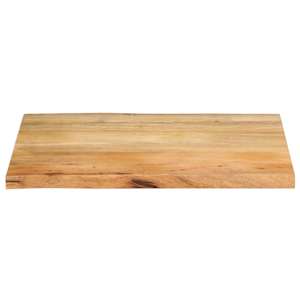 Stolní deska 80 x 60 x 2,5 cm živá hrana mangovníkové dřevo - obrázek 3