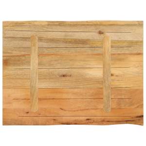 Stolní deska 80 x 60 x 2,5 cm živá hrana mangovníkové dřevo - obrázek 5