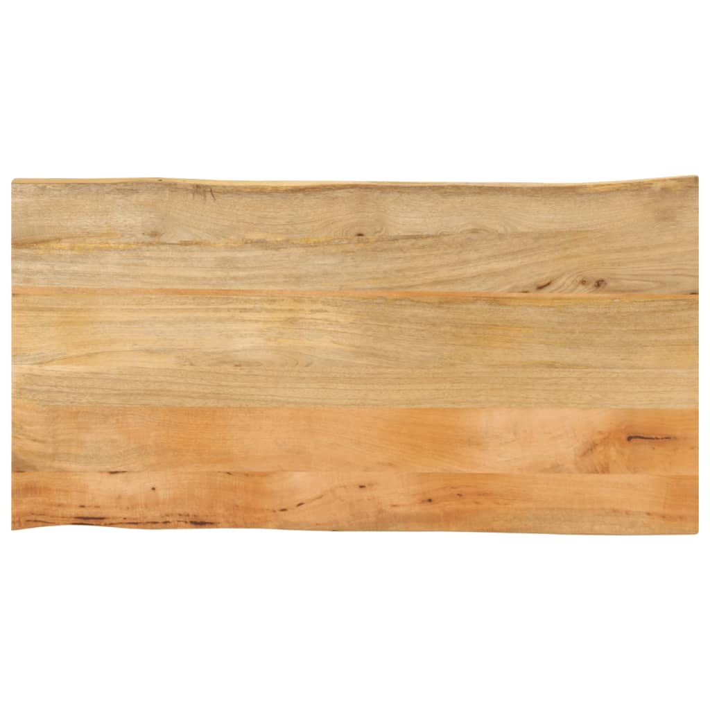 vidaXL Blat masă cu margini naturale, 120x60x2,5 cm, lemn masiv mango