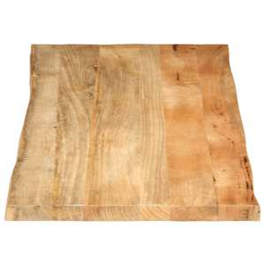 Stolní deska 140 x 60 x 2,5 cm živá hrana mangovníkové dřevo - obrázek 4