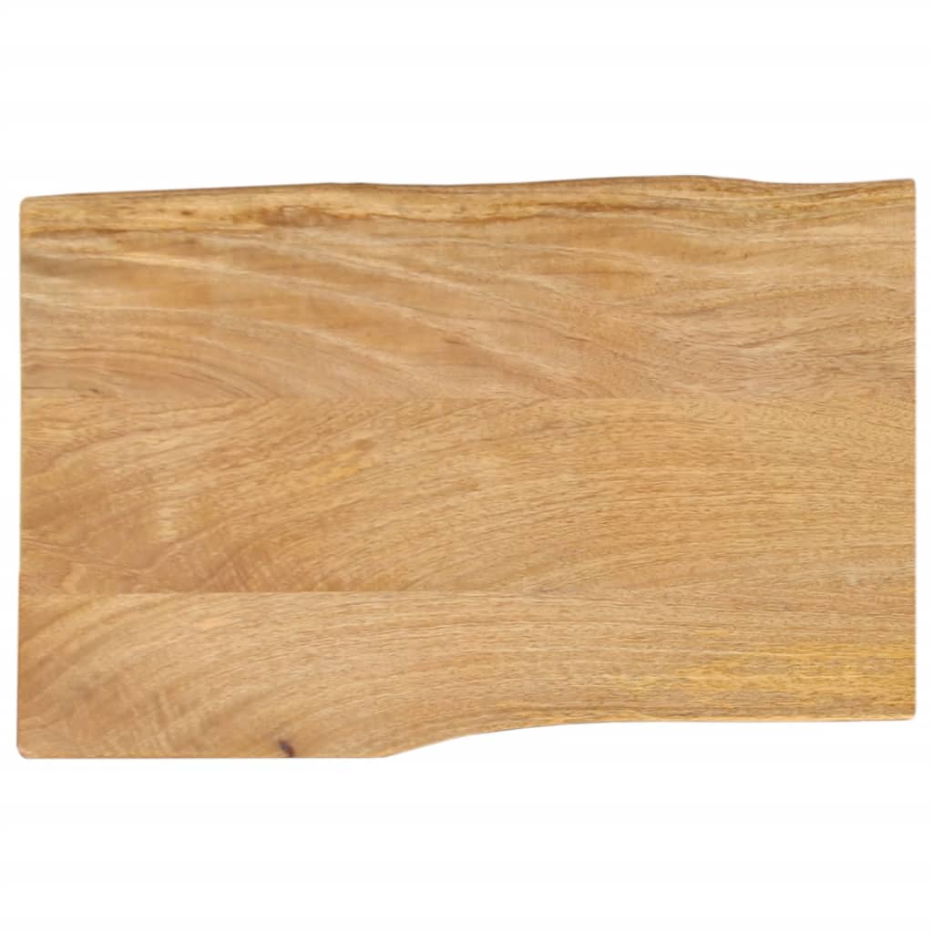 vidaXL Tischplatte mit Baumkante 70x40x3,8 cm Massivholz Mango