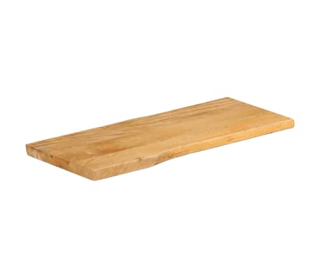 vidaXL Tischplatte mit Baumkante 100x40x3,8 cm Massivholz Mango