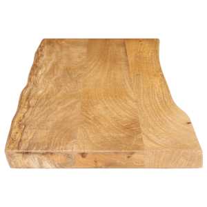 Stolní deska 110 x 40 x 3,8 cm živá hrana mangovníkové dřevo - obrázek 4