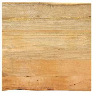 Stolní deska 60 x 60 x 3,8 cm živá hrana mangovníkové dřevo - obrázek 1