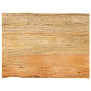 Stolní deska 70 x 60 x 3,8 cm živá hrana mangovníkové dřevo - obrázek 1