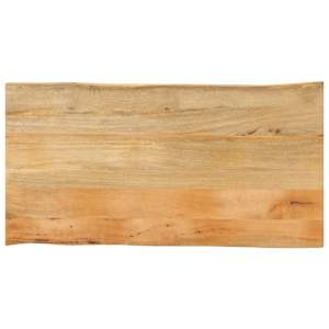 Stolní deska 120 x 60 x 3,8 cm živá hrana mangovníkové dřevo - obrázek 1