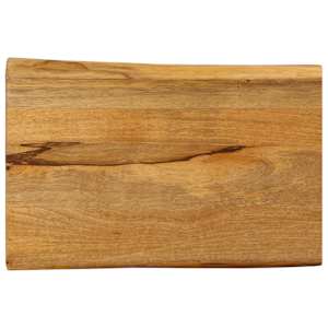 Stolní deska 60 x 40 x 2,5 cm živá hrana mangovníkové dřevo - obrázek 1