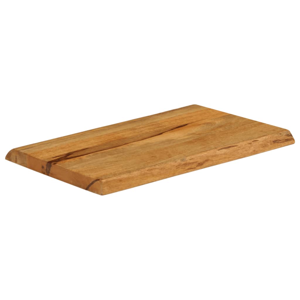 vidaXL Tafelblad met natuurlijke rand 60x40x2,5 cm massief mangohout