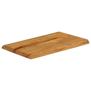 Stolní deska 60 x 40 x 2,5 cm živá hrana mangovníkové dřevo - obrázek 2