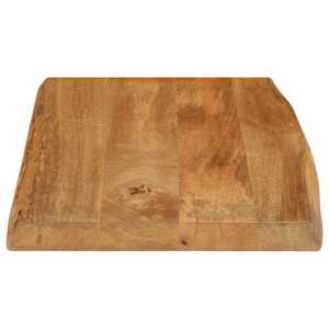 Stolní deska 60 x 40 x 2,5 cm živá hrana mangovníkové dřevo - obrázek 4