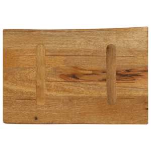 Stolní deska 60 x 40 x 2,5 cm živá hrana mangovníkové dřevo - obrázek 5
