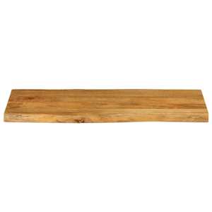 Stolní deska 90 x 40 x 2,5 cm živá hrana mangovníkové dřevo - obrázek 3
