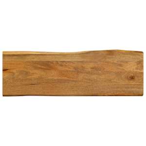 Stolní deska 120 x 40 x 2,5 cm živá hrana mangovníkové dřevo - obrázek 1