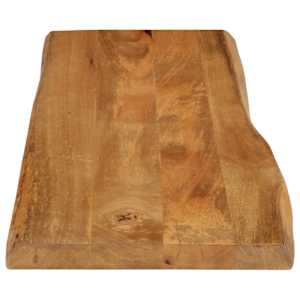 Stolní deska 120 x 40 x 2,5 cm živá hrana mangovníkové dřevo - obrázek 4