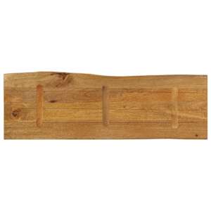 Stolní deska 120 x 40 x 2,5 cm živá hrana mangovníkové dřevo - obrázek 5