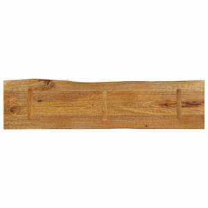 Stolní deska 160 x 40 x 2,5 cm živá hrana mangovníkové dřevo - obrázek 5
