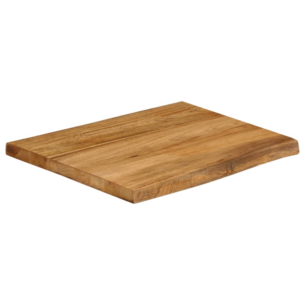 vidaXL Tafelblad met natuurlijke rand 60x60x2,5 cm massief mangohout afbeelding