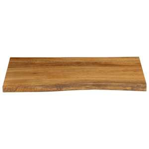 Stolní deska 70 x 60 x 2,5 cm živá hrana mangovníkové dřevo - obrázek 3