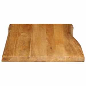 Stolní deska 70 x 60 x 2,5 cm živá hrana mangovníkové dřevo - obrázek 4